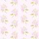 Medium delicate purple flower art scrapbook paper on lavender background