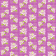 Small delicate purple flower art scrapbook paper on orchid background with shadow images