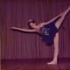 Here I am in 1973, wearing one of my favorite costumes--a royal blue tutu with sequins, and rhinestone tiara. Unfortunately, the picture has become faded and discolored over the years.