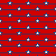 Military images: stars and bars on red background