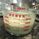 Pureed the tomatoes in this measuring cup with a Braun hand-held tool.