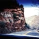 Driving down Oak Creek Canyon from Flagstaff to Sedona