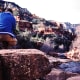 Slide Rock area - My husband taking photos.