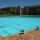 The pristine swimming pool, beautiful as ever.