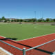 The new hockey field, put up some time in 2008 or 2009.