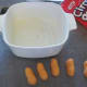 Step 2 ~ Melted white chocolate and Circus Peanuts