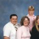 The family in 1989.