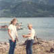 Sarah and Jason fishing in Colorado
