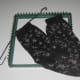Start with a pair of socks. Ones with big fat holes in the toe or heel are perfect! Oh, and make sure they're clean.