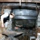 Blacksmith at St Fagan historical village in South Wales