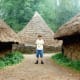 Round houses at St Fagan historical village