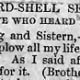 A Hard Shell Sermon