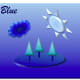 What is the experience of "blue"?