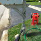 Pressure washer takes off chipped and pealing paint