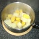 Veg are left to steam and dry out before being mashed