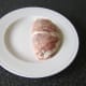 Bacon is wrapped around haggis and chicken