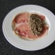Haggis layer is added to bacon