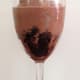 2. Pour milkshake on top of brownie crumbles.