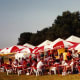 Tented area for Olympic Dressage 1992
