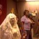 White Victorian ghost costume