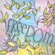 Accentuate and enhance the black marker lines and letters with a fine line black pen.