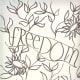 Doodle a design with waterproof black marker.