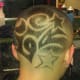 Abstract Star Hair Design