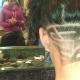 Many women like to get hair designs too on the back of the neck and sides of the head.