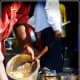 vendor preparing bhel puri