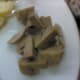button mushrooms - quarters