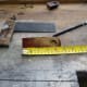 Measuring and marking the side bracket to shorten to desirable size