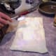Step Four: Now sprinkle a thick layer of sugar across the top of your butter layer