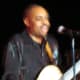 Kelvin Goldvoice Williams performed on his guitar and sang.