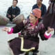 Dancer in a folk music festival