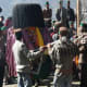 People Carrying the Deity During Festival