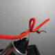 Forming the first loop.