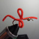 Forming the second loop.