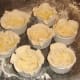 Clapshot is spooned in to puff pastry pie casings