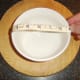 Measuring potential template for cutting puff pastry pie casings