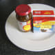 Bargain mincemeat and rum sauce