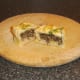 Mini haggis and clapshot puff pastry pie