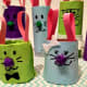 Cut toilet paper tubes in half to make smaller bunnies.
