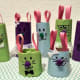 A family of bunnies for Easter. This craft is popular on Pinterest for Easter.