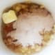 Mix the butter, cinnamon sugar, and caramel topping together and set aside.