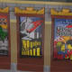 LEGO Creator Palace Cinema Modular Building | The three posters for upcoming movies are covering the windows and actually aren't prints but stickers on top of the glass pieces.