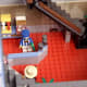 LEGO Creator Palace Cinema Modular Building | The first floor. Lobby with a concession stand and ticket area.
