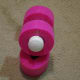 Let glue set; hole will be filled when the glue expands