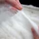 Cashmere fibers are very fine, soft, and strong.
