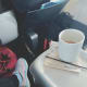 Try to get comfy on a flight by choosing comfort shoes and clothes.