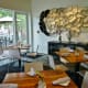 Another view of Bistro Menil dining space adjacent to patio